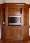 TV Cabinet - Stained Oak