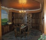 Oval Wine Cellar - Stained Cherry